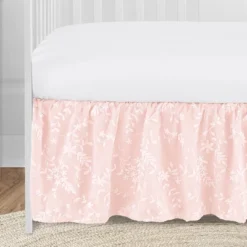 Sweet Jojo Designs Girl Baby Crib Bed Skirt Lace Collection Solid Blush Pink -Comforters Store GUEST 6afa2e5d 8adb 475a 9c5e d12979359d5d