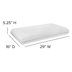 Flash Furniture Capri Comfortable Sleep Memory Foam Gel Queen Pillow -Comforters Store GUEST 6b278530 9cb0 4f7d 9708 fa0f5012b129
