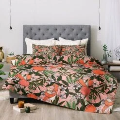 Marta Barragan Camarasa Olives In The Flowers Comforter & Sham Set - Deny Designs -Comforters Store GUEST 6df80b59 7498 48d1 a3eb d530b828356a