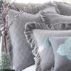 Grey Stonewashed Euro Sham Set Of 2 - Grey - Levtex Home -Comforters Store GUEST 72e8e24b e9d5 478e 88f6 153079fb66d3