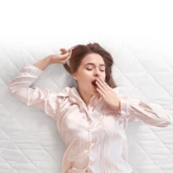 Cheer Collection Quilted Mattress Pad With 15" Deep Fitted Skirt -Comforters Store GUEST 768d5bce 305e 47a5 a77b 5f4dea2180e0