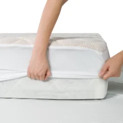 Copper Effects Fitted Mattress Pad - All In One