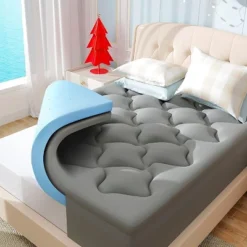 Dyonery 4 '' Double-layer Memory Foam Mattress Top, Cooling Gel Memory Foam And Top Mattress, Cooling And Comfortable, Suitable For 8-20 Inch Pockets -Comforters Store GUEST 818ea2cc c2b8 47b7 a218 7e4d023b4502