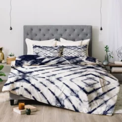 Little Arrow Design Co Shibori Tie Dye Duvet Set - Deny Designs