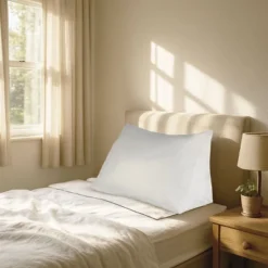Hastings Home Down Alternate Reading Wedge Pillow - White