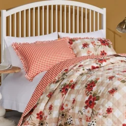 Wheatly Farmhouse Gingham Sham Standard 20" X 26" Truffle By Greenland Home Fashion -Comforters Store GUEST 8bdfff41 770e 4aed 8d4c eb0c24d52a85