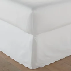 Stone Cottage Queen Solid Scallop Bedskirt White: Cotton, Machine Washable, 210 Thread Count, 15" Drop 9 Stone Cottage Queen Solid Scallop Bedskirt White: Cotton, Machine Washable, 210 Thread Count, 15" Drop -Comforters Store GUEST 8cd31a05 db64 4250 9f6b 03a16ddaf079
