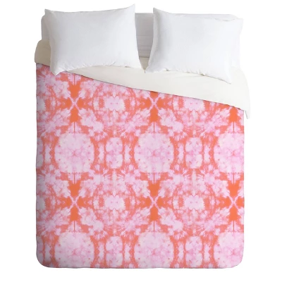 Schatzi Brown Bexeley Tie Dye Duvet Set Pink - Deny Designs 8 Schatzi Brown Bexeley Tie Dye Duvet Set Pink - Deny Designs - Image 6