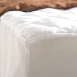 Cheer Collection Quilted Mattress Pad With 15" Deep Fitted Skirt -Comforters Store GUEST 8dc1f355 ec18 4753 a163 6da5499cd49c
