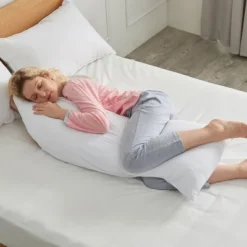 Cheer Collection Hypoallergenic Down Alternative 20" X 54" Body Pillow With Washable Cover -Comforters Store GUEST 8e16546d 36f2 4f4b a964 ea22d0ceb286