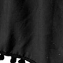 Legacy Decor Queen/King Bed Skirt Dust Ruffle With Pom-Pom Fringe 100% Brushed Microfiber With 14" Drop Black Color 3 Legacy Decor Queen/King Bed Skirt Dust Ruffle With Pom-Pom Fringe 100% Brushed Microfiber With 14" Drop Black Color