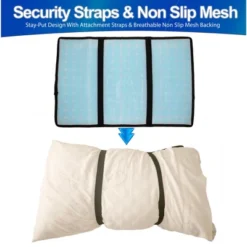 5 Star Super Deals Cooling Gel Pillow Pad W/ Chill Gel Cells - No Water Filling & Non-Leaking Cooling Mat Relief For Sleep, Night Sweats, Hot Flashes -Comforters Store GUEST 9664a712 1a70 44e9 82c1 cdd77f94ca93