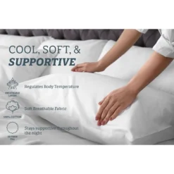 Aghana Digitals Hypoallergenic Down Alternative Bed Pillows Set Of 2, Standard Size