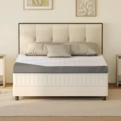 Dyonery 3 Inch Extra Firm Mattress Topper For Pain Relieving Extra Support High-Density Foam Mattress Pad With Removable Cover,No Smell,CertiPUR-US 19 Dyonery 3 Inch Extra Firm Mattress Topper For Pain Relieving Extra Support High-Density Foam Mattress Pad With Removable Cover,No Smell,CertiPUR-US -Comforters Store GUEST 99839640 405a 400b 990e e292e47b5d56