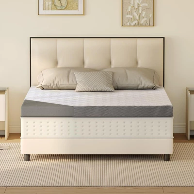 Dyonery 3 Inch Extra Firm Mattress Topper For Pain Relieving Extra Support High-Density Foam Mattress Pad With Removable Cover,No Smell,CertiPUR-US 10 Dyonery 3 Inch Extra Firm Mattress Topper For Pain Relieving Extra Support High-Density Foam Mattress Pad With Removable Cover,No Smell,CertiPUR-US - Image 8