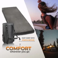 Zermatte Memory Foam Camping Mattress Pad | Portable Roll Up Mat For Tent, Car | Single, Twin, Kids Guest Bed W/Removable Waterproof Cover, Travel Bag -Comforters Store GUEST 9d182eeb 4582 4444 b721 7d5800d5a681