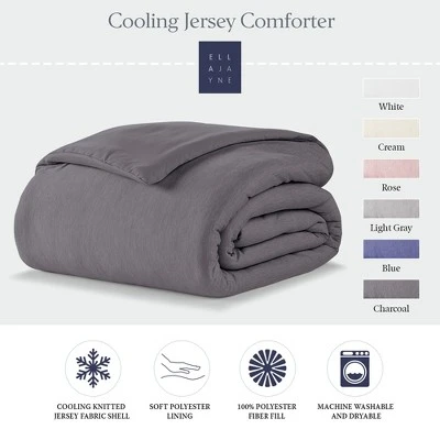 Cooling Jersey Down-Alternative Comforter 3 Cooling Jersey Down-Alternative Comforter