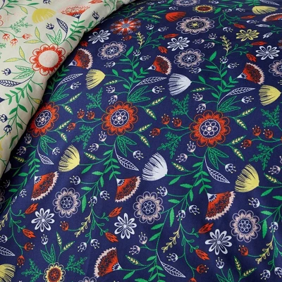 Southshore Fine Living Boho Bloom Oversized Reversible Ultra-soft Duvet Cover Set With Shams 6 Southshore Fine Living Boho Bloom Oversized Reversible Ultra-soft Duvet Cover Set With Shams - Image 4