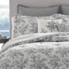 Laura Ashley Annalise Floral 100% Cotton Duvet Cover Bonus Set Gray 2 Laura Ashley Annalise Floral 100% Cotton Duvet Cover Bonus Set Gray -Comforters Store GUEST a06efe84 2a4f 4204 9d7c 0a9b0162ebf2