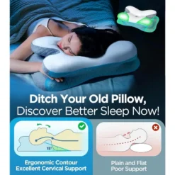 Aghana Digitals Cervical Neck Pillow For Side Sleepers, Ergonomic Memory Foam -Comforters Store GUEST a1cde090 56c2 4659 8cf6 6cec37a56adf