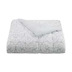 6pc Full/Queen Dashing Damask Comforter Set Gray - Waverly -Comforters Store GUEST a27bcb26 bba4 4391 9962 30a46007e32e