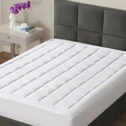 CIRCLESHOME Ultra-Plush Down Alternative Cotton Top Mattress Pad For Comfort & Protection -Comforters Store GUEST a5b0c5d3 a66c 4f30 ae24 3bd2926ff3a1