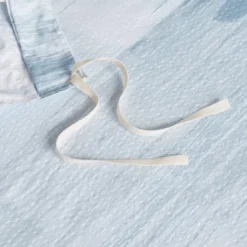 3pc Brush Stroke Oversized Reversible Seersucker Duvet Cover Set Blue - N Natori -Comforters Store GUEST a5fc0a26 94f9 41e9 ba6c ac2f1785cc52