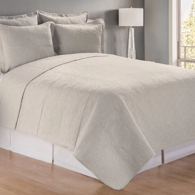 C&F Home 20" X 26" Taupe Matelasse Standard Sham 3 C&F Home 20" X 26" Taupe Matelasse Standard Sham