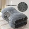 FONTOI 2 Pack Bed Pillow With Removable Cover, All-Season Comfort, Perfect For Home, Hotel, Bed, Gray, 5.5"*5.5"*17"