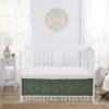 Sweet Jojo Designs Boy Or Girl Gender Neutral Unisex Baby Crib Bed Skirt Boho Fringe Green And White -Comforters Store GUEST ae2fae8b ef20 4583 bacd 084130965533