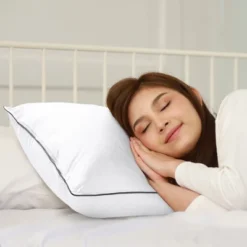 Cheer Collection Organic Kapok Standard Size Bed Pillows With Plush Microfiber Shell (Set Of 2) -Comforters Store GUEST aefb9570 198a 4db1 87cc 7549ca6e395e