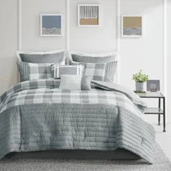 8pc Kingston Comforter Set Gray - 510 Design -Comforters Store GUEST b4b41dab efb9 41fe 8672 696285df1823