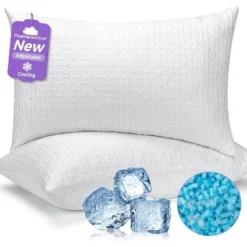 FAPO Adjustable Pillows Queen Size Set Of 2 - Cooling Shredded Memory Foam Pillow For Sleeping, Bed Pillows For Sleepers,Washable Cover -Comforters Store GUEST b69603cf 2cbc 4b21 84e7 7f7f3f628fed