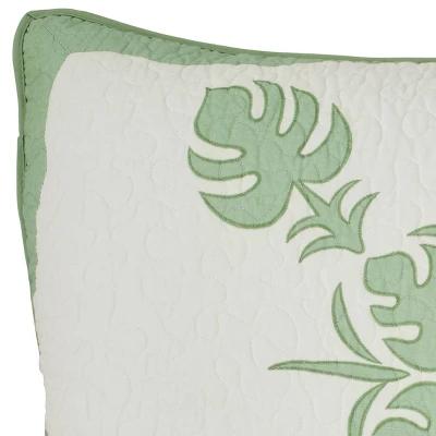Molokai Sham Bright Green - Tommy Bahama 5 Molokai Sham Bright Green - Tommy Bahama - Image 3