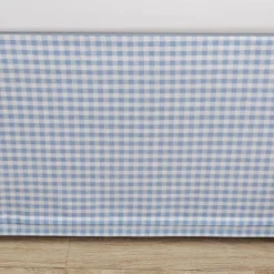 King Hedy Tailored Bedskirt Blue - Laura Ashley: 100% Cotton, Split Corners, Machine Washable, OEKO-TEX Certified -Comforters Store GUEST ba48df90 ec2b 434e b91a 1651f5ab5d8d