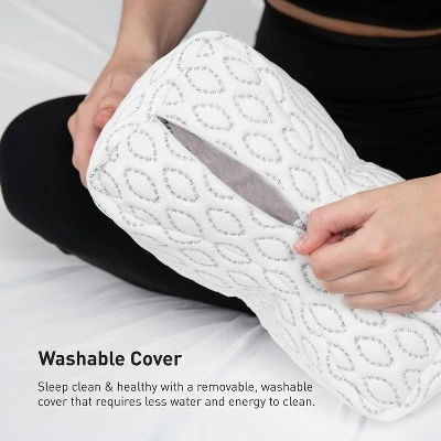 Bedgear Cooling Knee Medium Pillow: Memory Foam & Polyester Fiber, Moisture-Wicking, Machine Washable Cover 7 Bedgear Cooling Knee Medium Pillow: Memory Foam & Polyester Fiber, Moisture-Wicking, Machine Washable Cover - Image 5