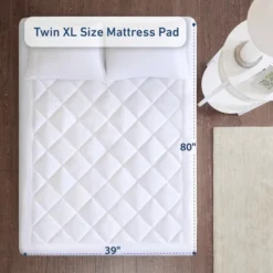 Diamond Pattern Solid Color Ultra Moisture Mattress Pad, Up To 18" Mattress Deep Pocket Waterproof Mattress Pad For All Seasons 20 Diamond Pattern Solid Color Ultra Moisture Mattress Pad, Up To 18" Mattress Deep Pocket Waterproof Mattress Pad For All Seasons -Comforters Store GUEST c2473ffe a15e 4ee4 b6ac 24bc6696d125