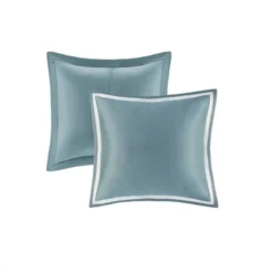 Madison Park 8pc Eilot Jacquard Comforter Set Aqua Green -Comforters Store GUEST c497671c 1d6b 4a41 938e 8bcb3203d9ea