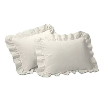 2pk Standard Ruffled Pillow Sham - Fresh Ideas 3 2pk Standard Ruffled Pillow Sham - Fresh Ideas