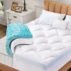 Dyonery Double-layer Mattress, 2-inch Gel Memory Foam And 2/1.5-inch Mattress, Cool And Comfortable, Suitable For Deep Pockets Of 8-21 Inches, White -Comforters Store GUEST c65d1709 74a9 483e aa8a 770683324b40