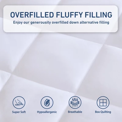 Diamond Pattern Solid Color Ultra Moisture Mattress Pad, Up To 18" Mattress Deep Pocket Waterproof Mattress Pad For All Seasons 6 Diamond Pattern Solid Color Ultra Moisture Mattress Pad, Up To 18" Mattress Deep Pocket Waterproof Mattress Pad For All Seasons - Image 4