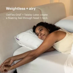 Aghana Digitals Harmony Standard Tall Pillow With Talalay Latex Core -Comforters Store GUEST d735b614 0254 4184 b242 690c66af29c4