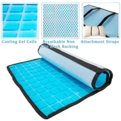 5 Star Super Deals Cooling Gel Pillow Pad W/ Chill Gel Cells - No Water Filling & Non-Leaking Cooling Mat Relief For Sleep, Night Sweats, Hot Flashes