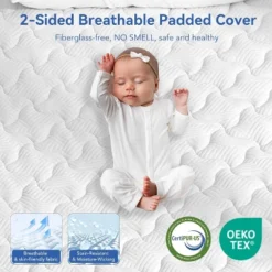 Dyonery Firm & Extra Firm Mattress Topper With Washable Cover, 2-Sides Flippable High-Density Foam Mattress Pad For Back Pain Relief -Comforters Store GUEST d8d4f188 72f3 4e05 9c4b 7ead5c54db5d