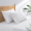 Puredown White Down Feather Bed Pillows With 300TC 100% Cotton Cover Set Of 2 -Comforters Store GUEST daf5a47c 8656 4877 b126 bd32104d9621
