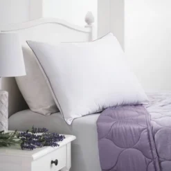 Lavender Infused Microfiber Bed Pillow - Dream Infusion -Comforters Store GUEST e63068c4 278c 4791 9888 2d0687864bf6