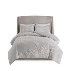 Danica Tufted Cotton Chenille Floral Comforter Set - Madison Park -Comforters Store GUEST e6e11d0e fb5a 454e b034 323e0b25dda4