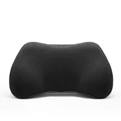 WENNEBIRD Model B Lumbar Memory Foam Support Pillow To Improve Posture With Raised Side Butterfly Design, Constance Fabric, And Removable Cover, Black