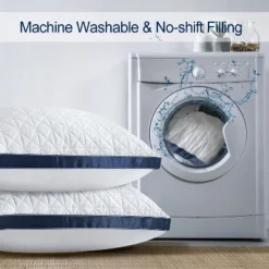 Itopfox Queen Size Pillows Set Of 2, Luxury Hotel Pillow For Sleeping, Supportive Breathable Down Alternative Gusseted Pillow For Side Stomach -Comforters Store GUEST f08ad37d 0f9e 4950 b19c 93173da4adbb