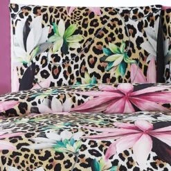 Christian Siriano 3pc Tahiti Floral Duvet Cover Set Brown/Pink -Comforters Store GUEST f5e38c95 65d7 4b3f a78d a55d19be20dc